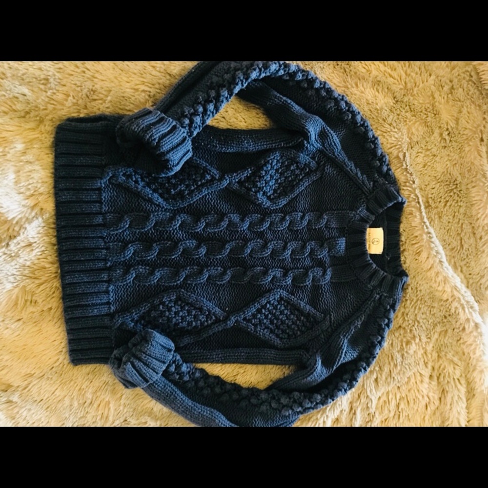 Cable knit sweater